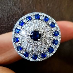 Shappire Wedding Ring Gorgeous Simulated diamond NWT